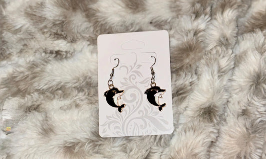 Celestial Dolphin Earrings
